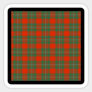 MacGregor Ancient Plaid Tartan Scottish Sticker